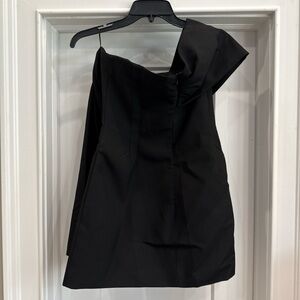 Zara Chic Black One-Shoulder Dress